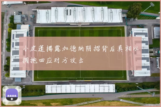 小皮蓬揭露加德纳阴招背后真相以拥抱回应对方攻击